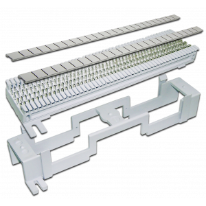 Wall mounting 50-pair 66 connecting block with mounting brackets